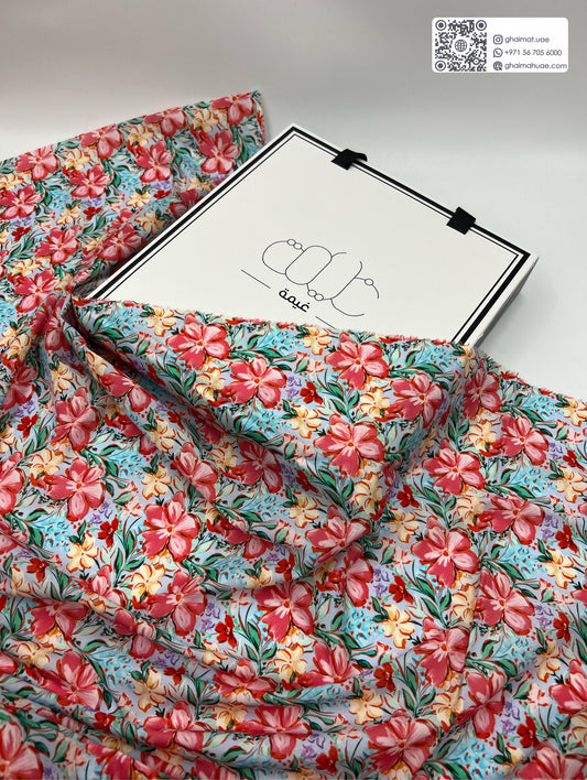 قماش قطن ليبرتي طبيعي | Cotton Fabric - غيمة Ghaimah