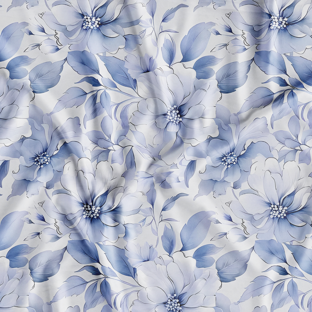 قماش قطن ليبرتي طبيعي | Cotton Fabric - غيمة Ghaimah