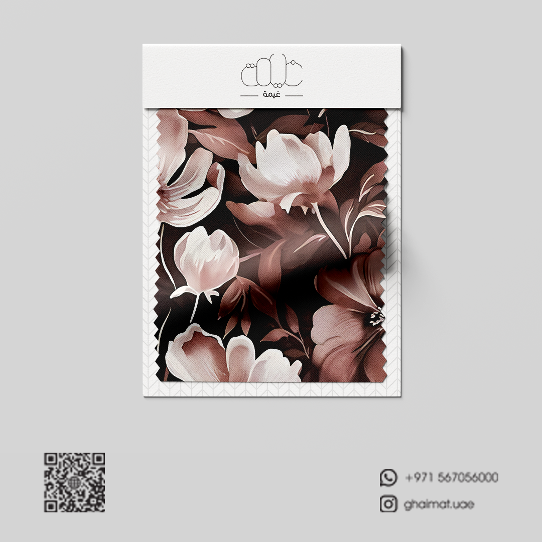 قماش قطن ليبرتي طبيعي | Cotton Fabric - غيمة Ghaimah