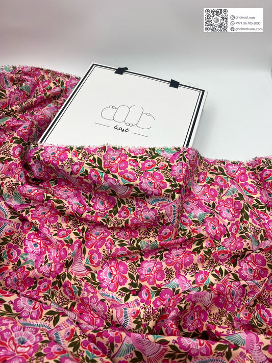 قماش قطن ليبرتي طبيعي | Cotton Fabric - غيمة Ghaimah