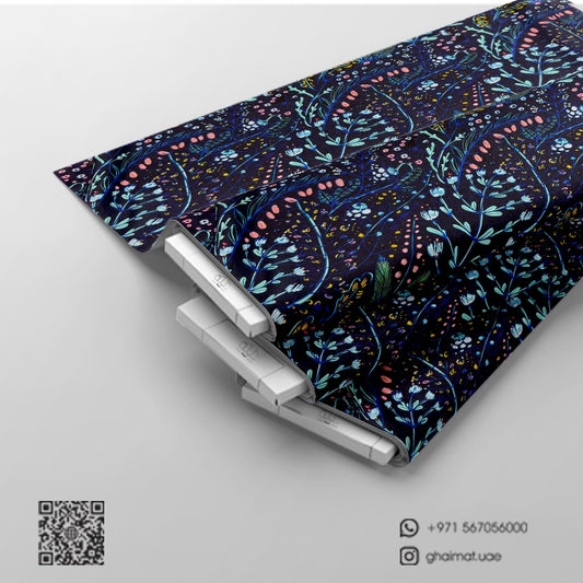 قماش حرير مطفي فاخر | Matt Silk Fabric - غيمة Ghaimah