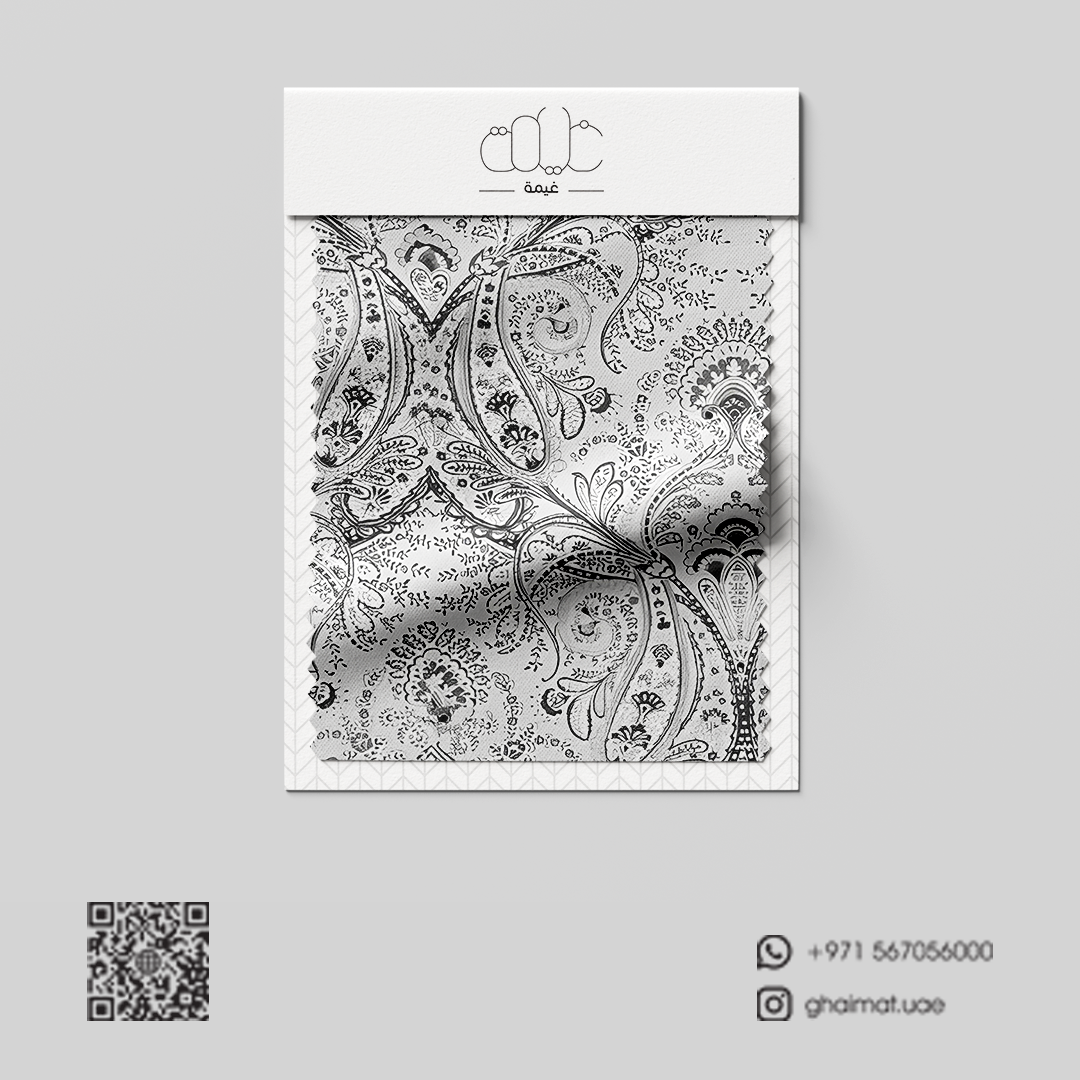 قماش قطن ليبرتي طبيعي | Cotton Fabric - غيمة Ghaimah