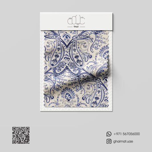 قماش قطن ليبرتي طبيعي | Cotton Fabric - غيمة Ghaimah