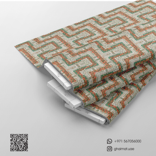 قماش قطن ليبرتي طبيعي | Cotton Fabric - غيمة Ghaimah