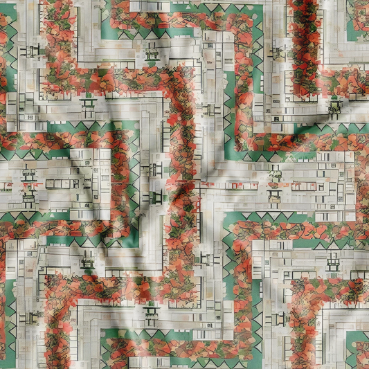 قماش قطن ليبرتي طبيعي | Cotton Fabric - غيمة Ghaimah