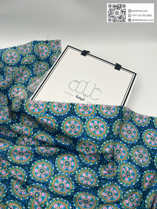 قماش قطن ليبرتي طبيعي | Cotton Fabric - غيمة Ghaimah