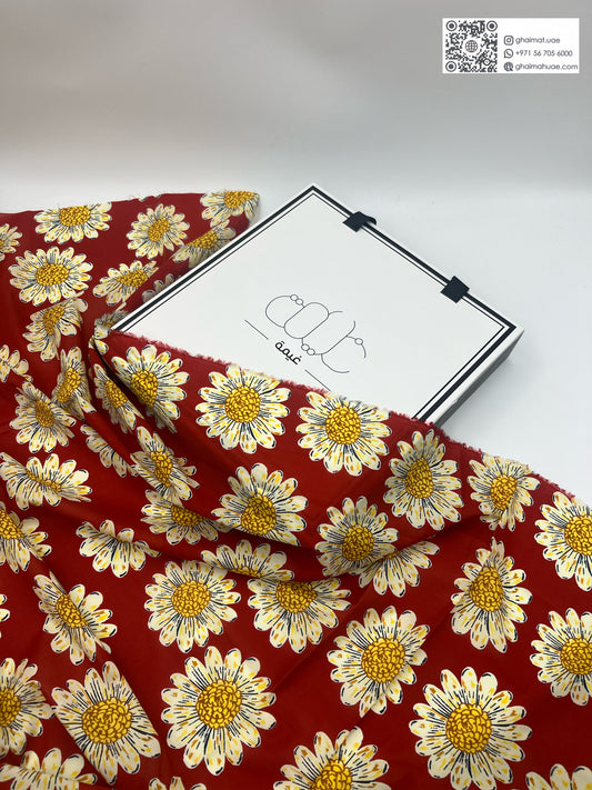 قماش قطن ليبرتي طبيعي | Cotton Fabric - غيمة Ghaimah