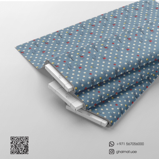 قماش حرير مطفي فاخر | Matt Silk Fabric - غيمة Ghaimah