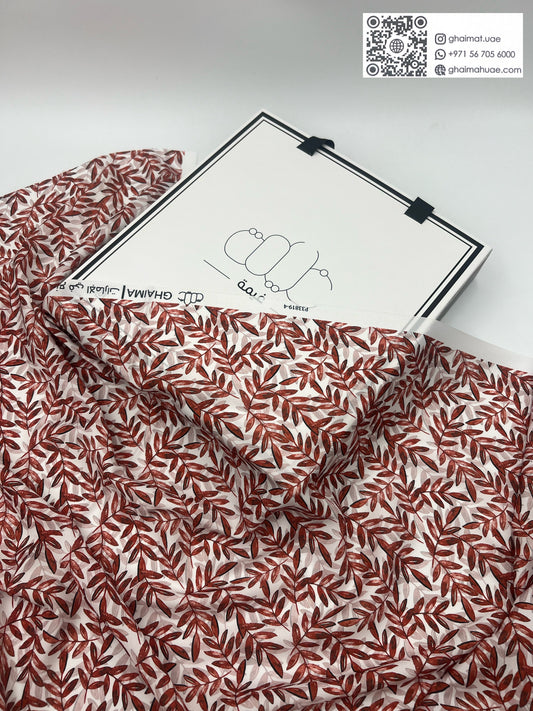 قماش حرير مطفي فاخر | Matt Silk Fabric - غيمة Ghaimah