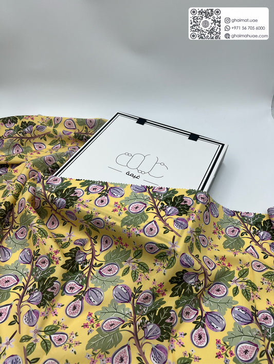 قماش قطن ليبرتي طبيعي | Cotton Fabric - غيمة Ghaimah