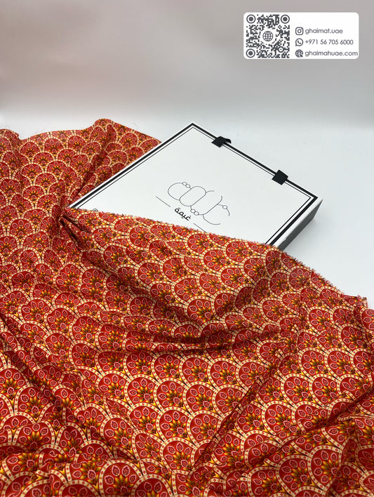 قماش قطن ليبرتي طبيعي | Cotton Fabric - غيمة Ghaimah