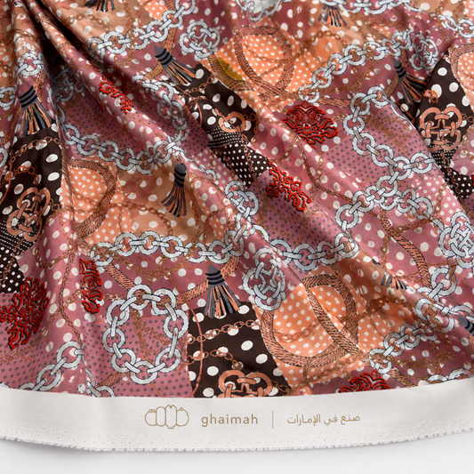 قماش حرير مطفي فاخر | Matt Silk Fabric - غيمة Ghaimah