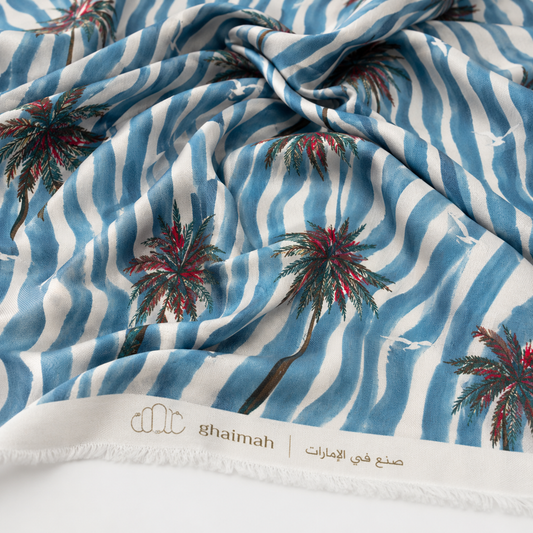 قماش قطن ليبرتي طبيعي | Cotton Fabric - غيمة Ghaimah
