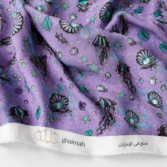 قماش قطن ليبرتي طبيعي | Cotton Fabric - غيمة Ghaimah