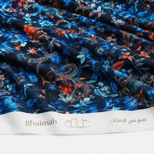 قماش حرير مطفي فاخر | Matt Silk Fabric - غيمة Ghaimah