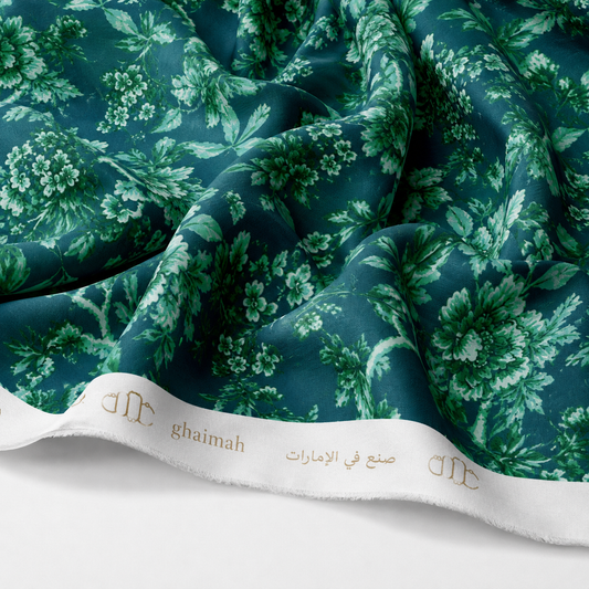 قماش حرير مطفي فاخر | Matt Silk Fabric - غيمة Ghaimah