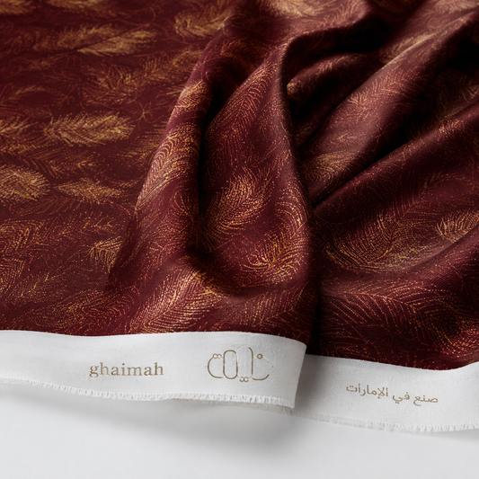 قماش حرير مطفي فاخر | Matt Silk Fabric - غيمة Ghaimah