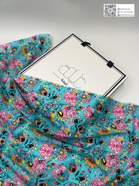 قماش قطن ليبرتي طبيعي | Cotton Fabric - غيمة Ghaimah