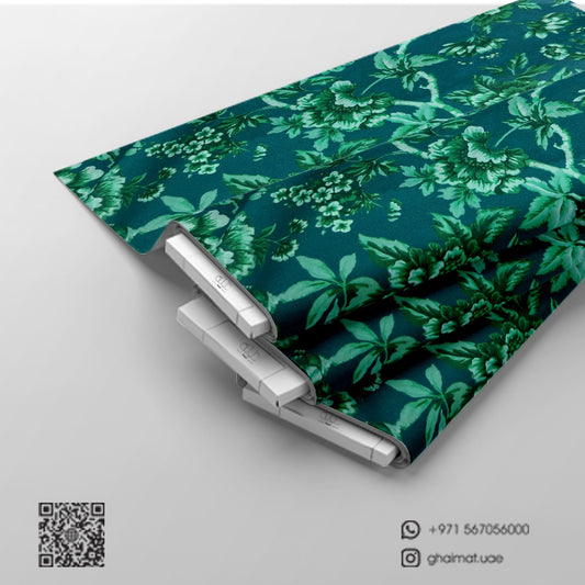 قماش حرير مطفي فاخر | Matt Silk Fabric - غيمة Ghaimah