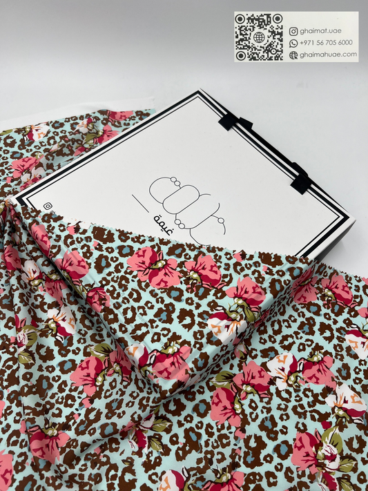 قماش حرير مطفي فاخر | Matt Silk Fabric - غيمة Ghaimah