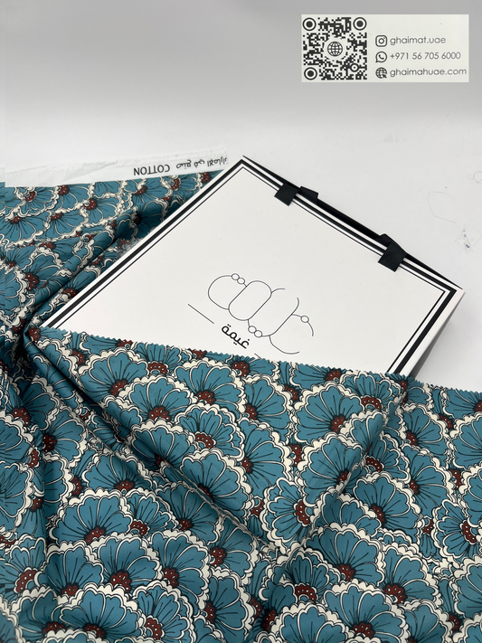 قماش قطن ليبرتي طبيعي | Cotton Fabric -  غيمة Ghaimah