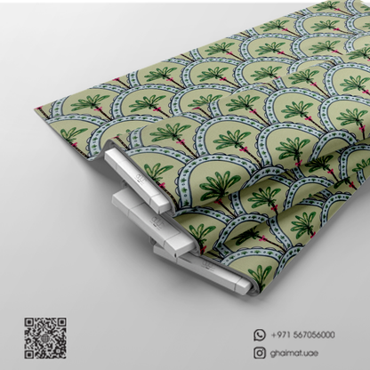 قماش حرير مطفي فاخر | Matt Silk Fabric - غيمة Ghaimah