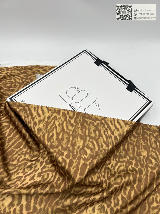 قماش حرير جاكار فاخر | Jacquard Silk Fabric – غيمة Ghaimah