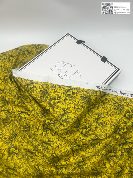 قماش قطن ليبرتي طبيعي | Cotton Fabric -  غيمة Ghaimah