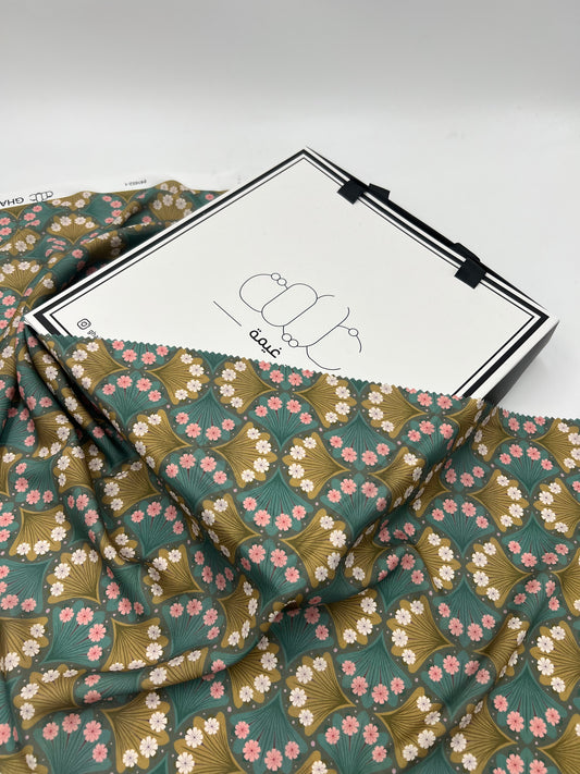 قماش حرير مطفي فاخر | Matt Silk Fabric - غيمة Ghaimah