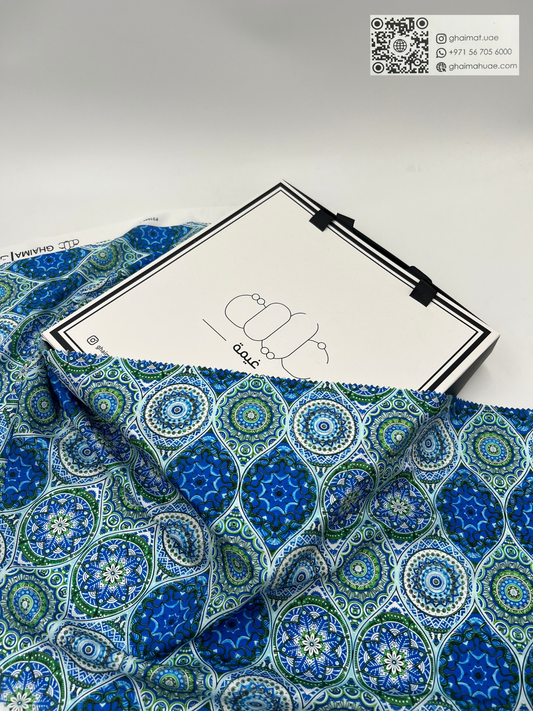 قماش حرير مطفي فاخر | Matt Silk Fabric - غيمة Ghaimah