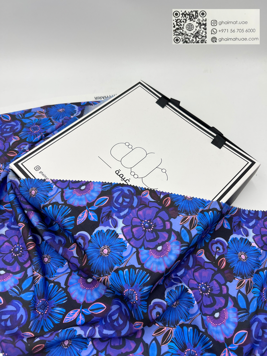 قماش حرير مطفي فاخر | Matt Silk Fabric - غيمة Ghaimah