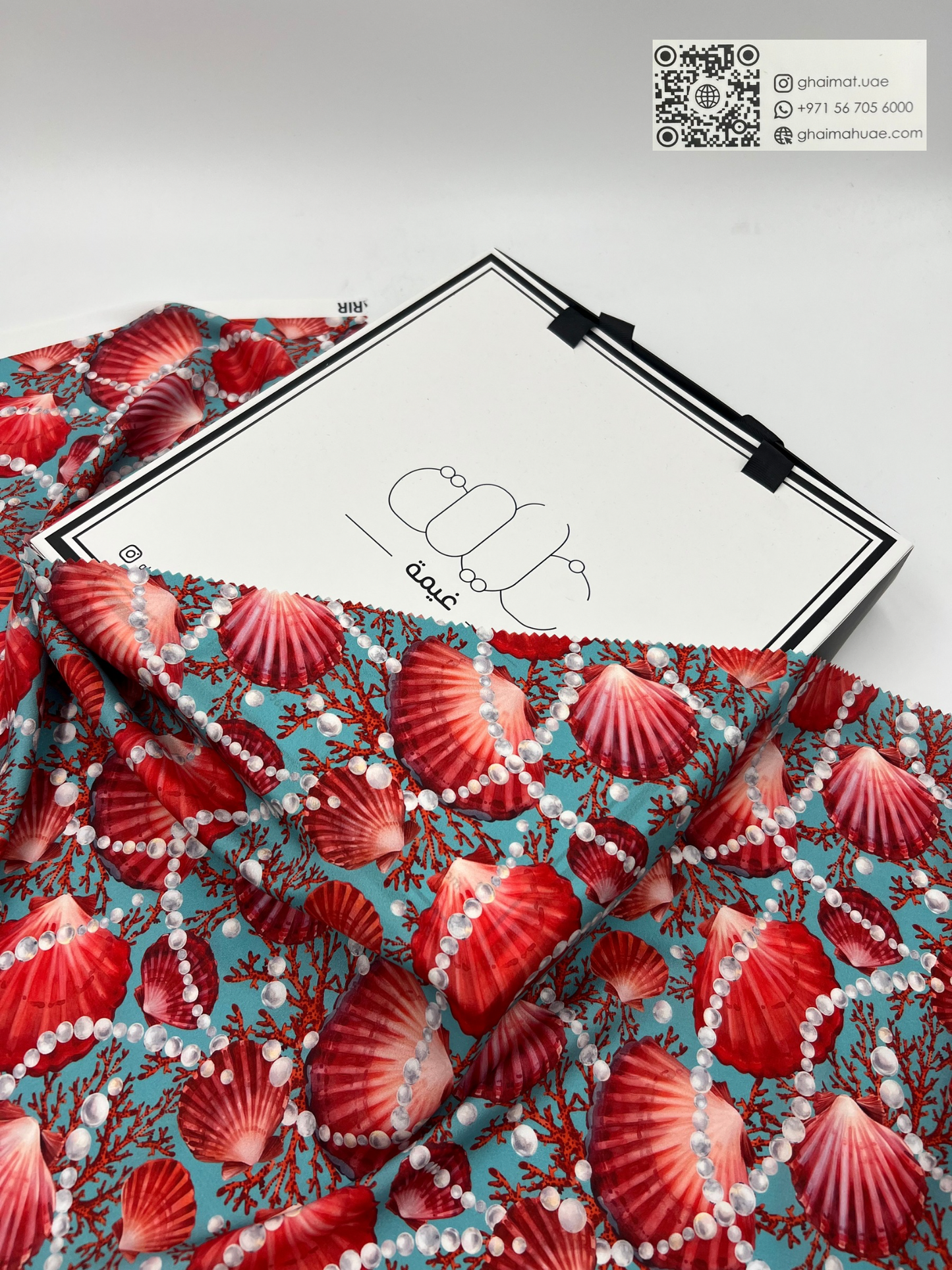 قماش حرير مطفي فاخر | Matt Silk Fabric - غيمة Ghaimah