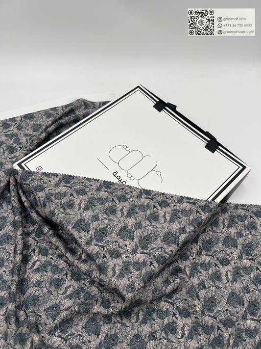 قماش حرير مطفي فاخر | Matt Silk Fabric - غيمة Ghaimah