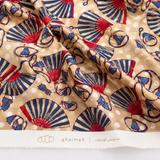 قماش حرير جاكار فاخر | Jacquard Silk Fabric – غيمة Ghaimah