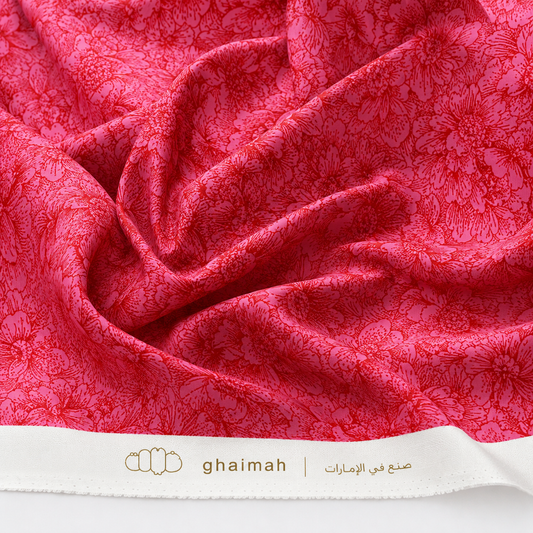 قماش حرير جاكار فاخر | Jacquard Silk Fabric – غيمة Ghaimah