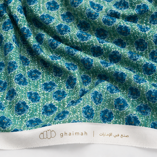 قماش حرير جاكار فاخر | Jacquard Silk Fabric – غيمة Ghaimah