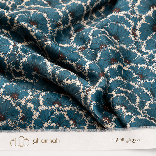 قماش حرير مطفي فاخر | Matt Silk Fabric - غيمة Ghaimah