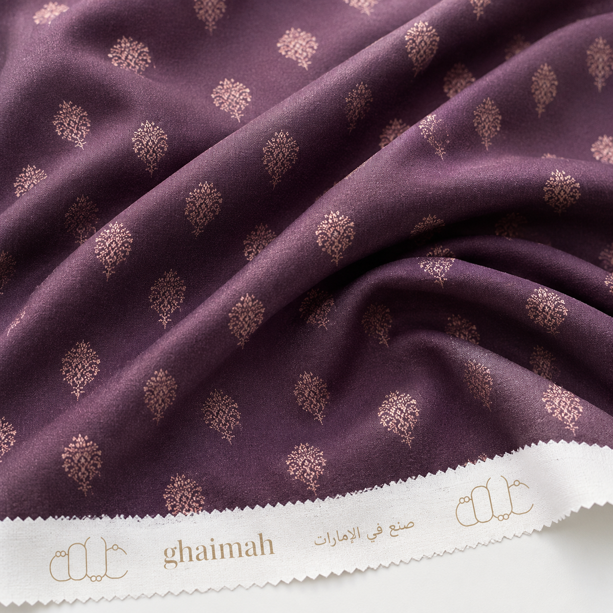 قماش حرير مطفي فاخر | Matt Silk Fabric - غيمة Ghaimah