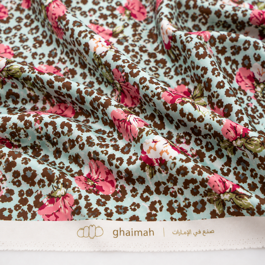 قماش حرير مطفي فاخر | Matt Silk Fabric - غيمة Ghaimah