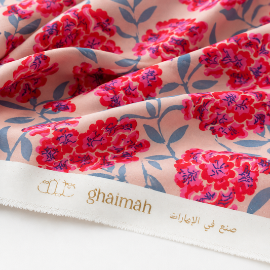 قماش قطن ليبرتي طبيعي | Cotton Fabric -  غيمة Ghaimah