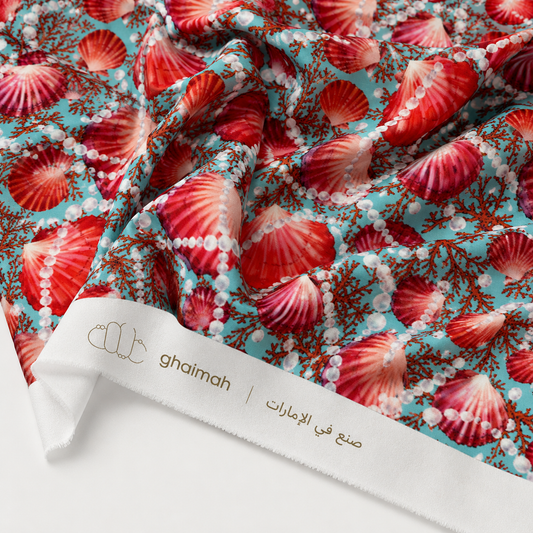 قماش قطن ليبرتي طبيعي | Cotton Fabric -  غيمة Ghaimah