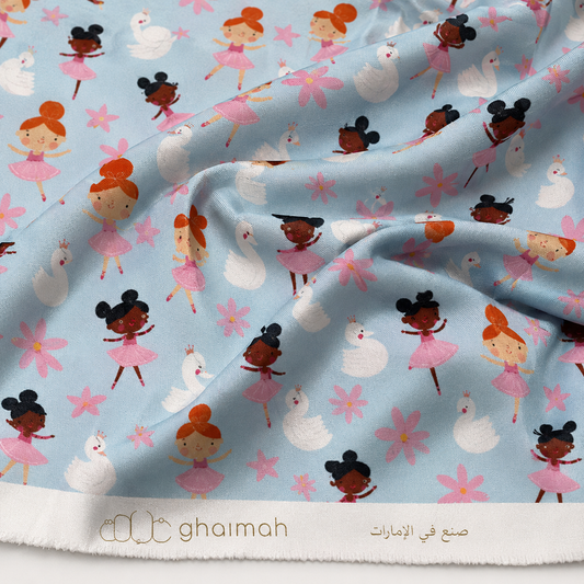 قماش قطن ليبرتي طبيعي | Cotton Fabric -  غيمة Ghaimah