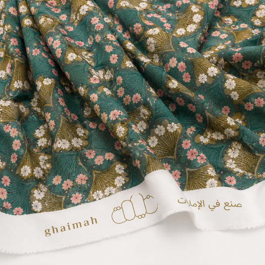 قماش حرير مطفي فاخر | Matt Silk Fabric - غيمة Ghaimah