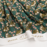 قماش حرير مطفي فاخر | Matt Silk Fabric - غيمة Ghaimah