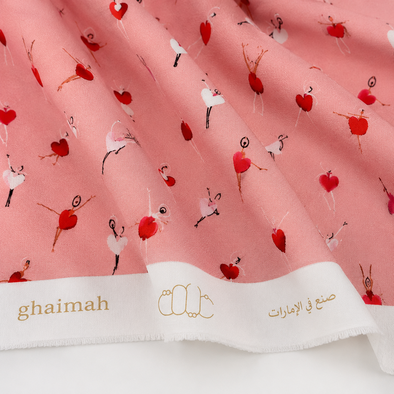 قماش حرير مطفي فاخر | Matt Silk Fabric - غيمة Ghaimah