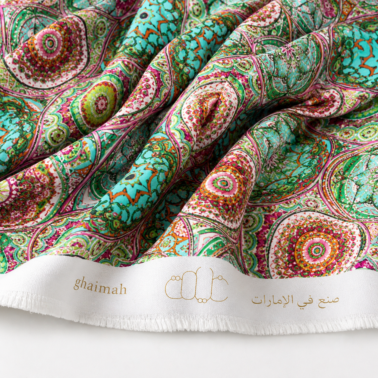 قماش حرير مطفي فاخر | Matt Silk Fabric - غيمة Ghaimah