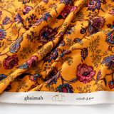 قماش حرير مطفي فاخر | Matt Silk Fabric - غيمة Ghaimah