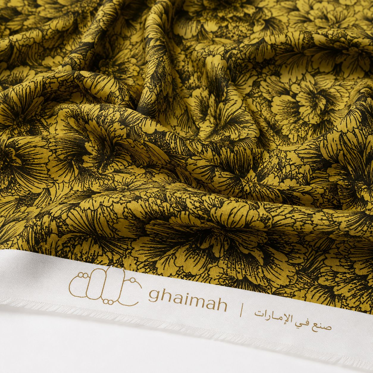 قماش حرير مطفي فاخر | Matt Silk Fabric - غيمة Ghaimah