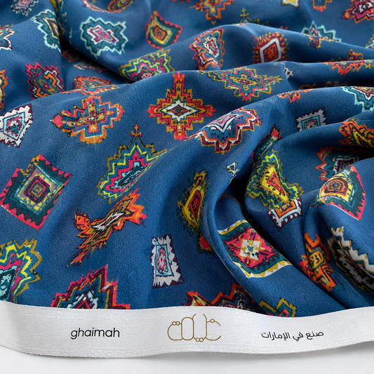 قماش حرير مطفي فاخر | Matt Silk Fabric - غيمة Ghaimah