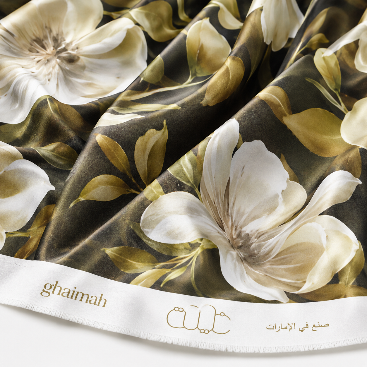 قماش حرير مطفي فاخر | Matt Silk Fabric - غيمة Ghaimah